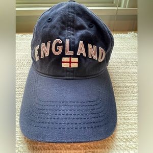 England navy and white hat.